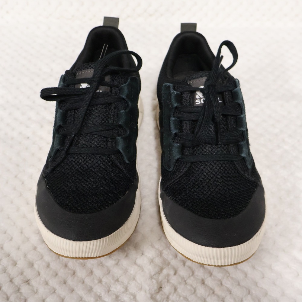 Sorel Womens 7 Out N About III Low Sneakers Black Waterproof NL4360-010